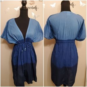 La Leela Blue Cover Up Dress